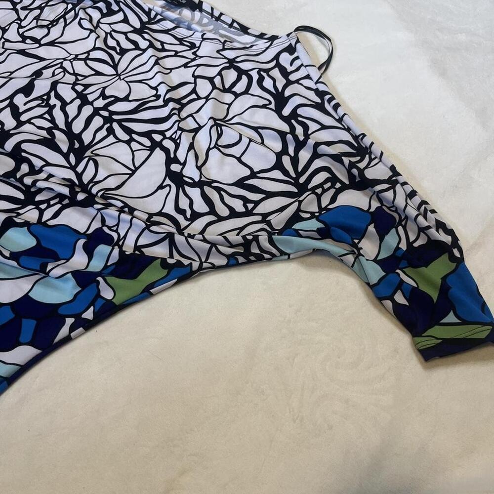 MAJORA FLORAL RUCHED TOP - Picture 3 of 5